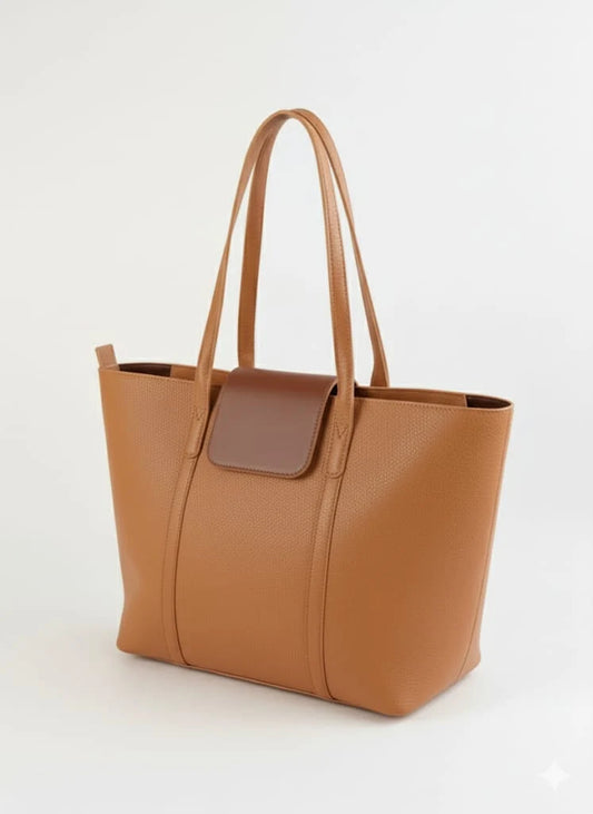 Mustard Leather Tote Bag for Women | Full-Grain Cowhide Tote by House of Leather